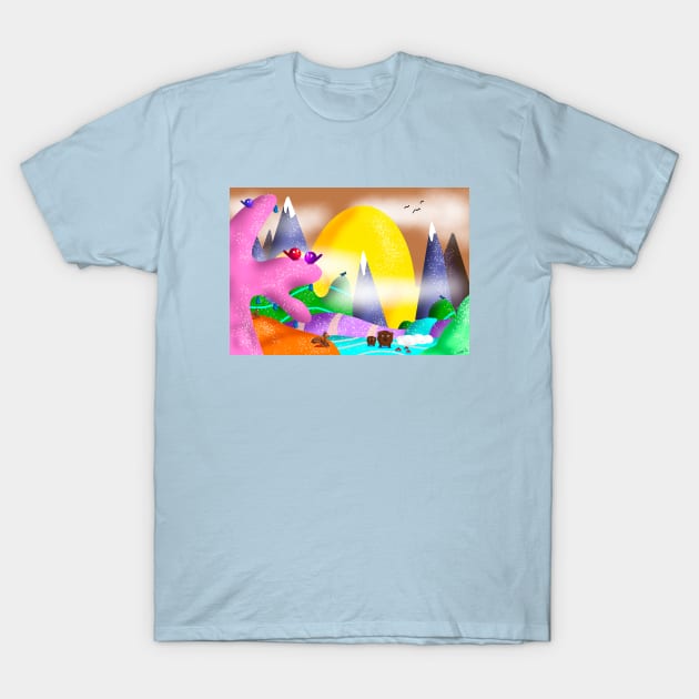 Paradise Found T-Shirt by skrbly